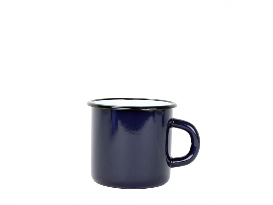 Smaltovaný hrnek 7cm/ 0,25l kobaltová modrá, vyrobeno pro BELIS/SFINX
