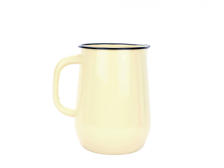Smaltovaný džbán krémový 2,5l, vyrobeno pro BELIS/SFINX